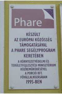 Tábla a szivattyúház falán